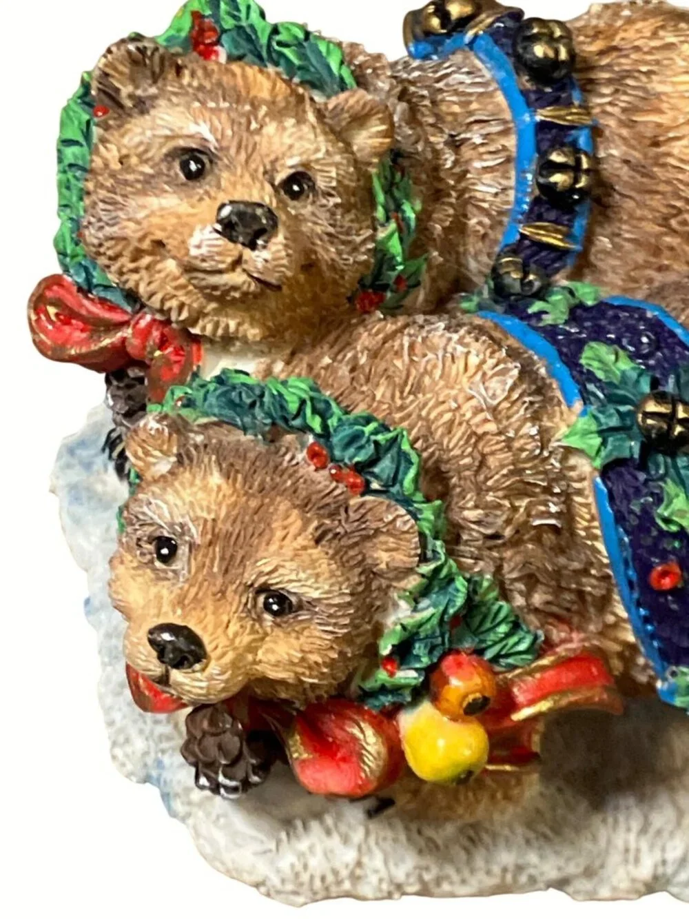 Crinkle Claus Crinkle Bears Figurine By Possible Dreams 1997 Christmas Decor